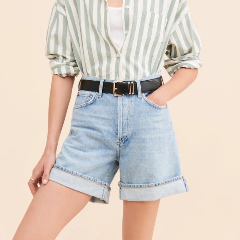 Agolde Dame Denim Shorts